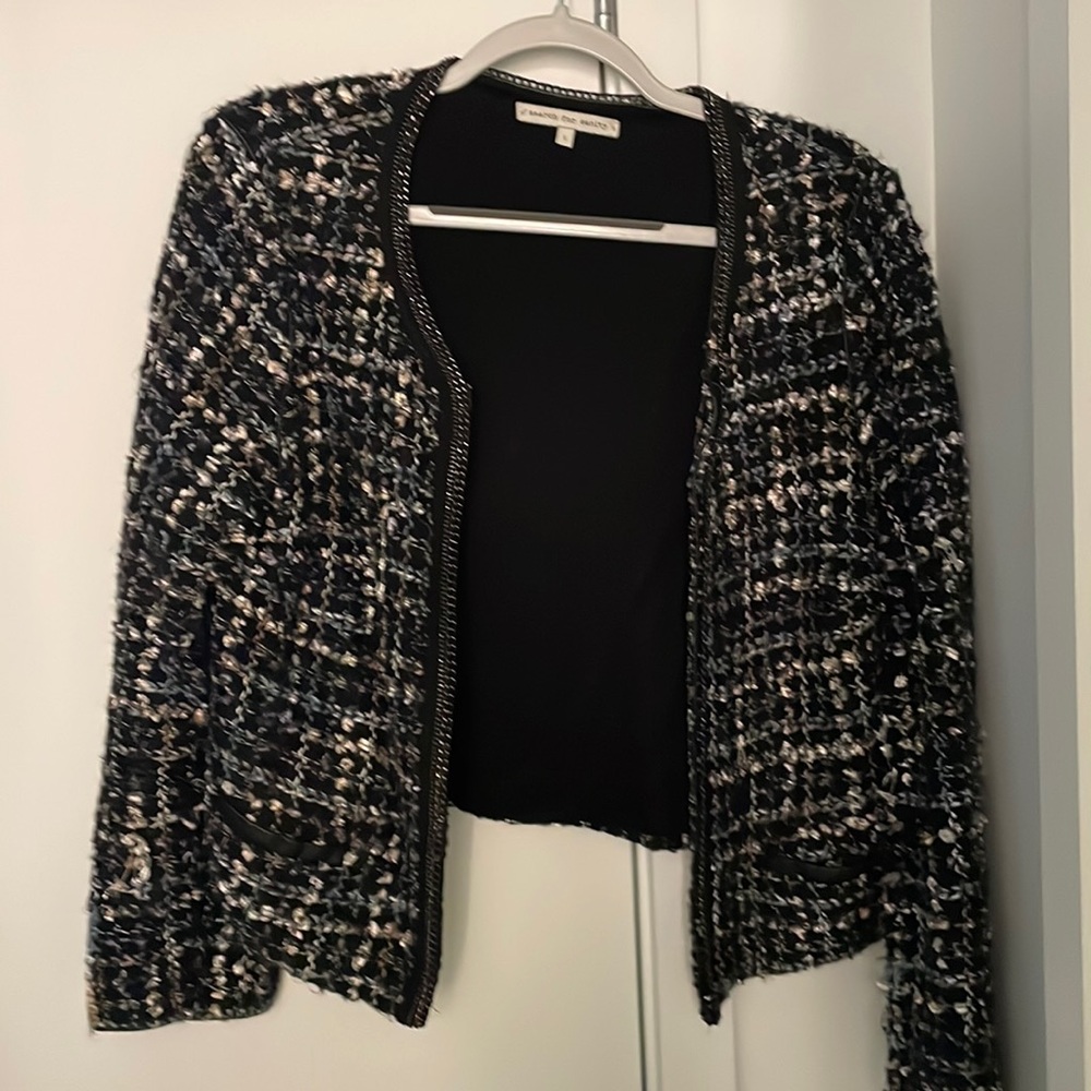 Navy tweed comfy jacket!